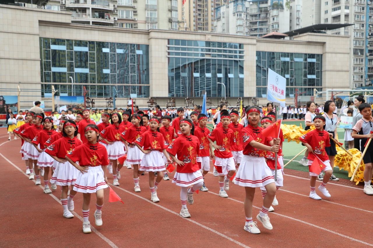 重庆江北知易外国语学校运动会精彩开幕式(图12)