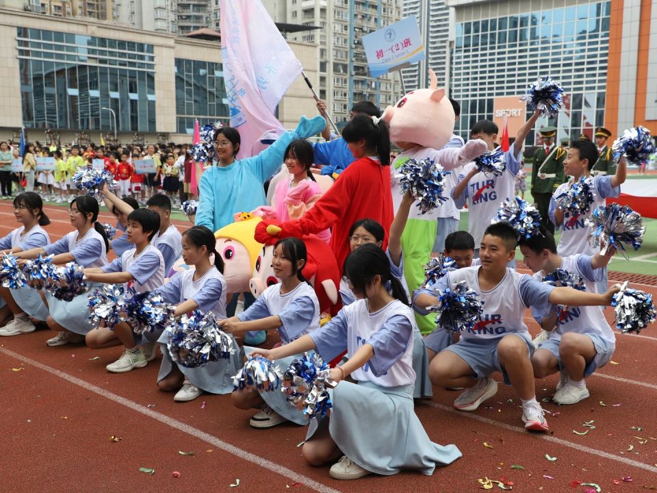 重庆江北知易外国语学校运动会精彩开幕式(图19)